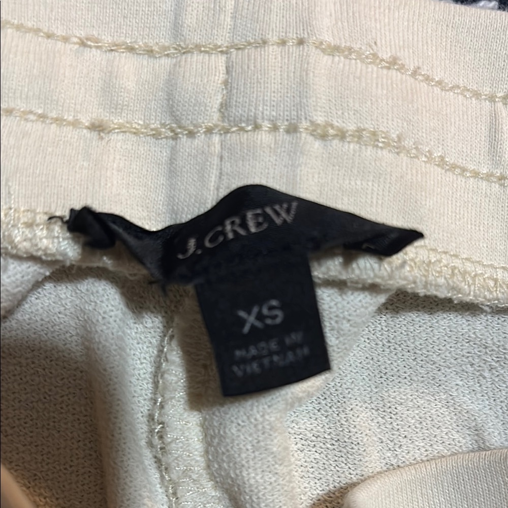 J. Crew Cream Sweatpants Relaxed Fit magic rinse sweats - Picture 2 of 6